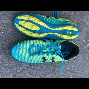 Youth soccer cleats, under armour